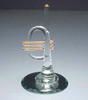 Trumpet Glass Figurine