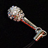 microphone cell phone charm