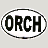 Orchestra Oval Sticker