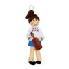 girl with violin ornament\